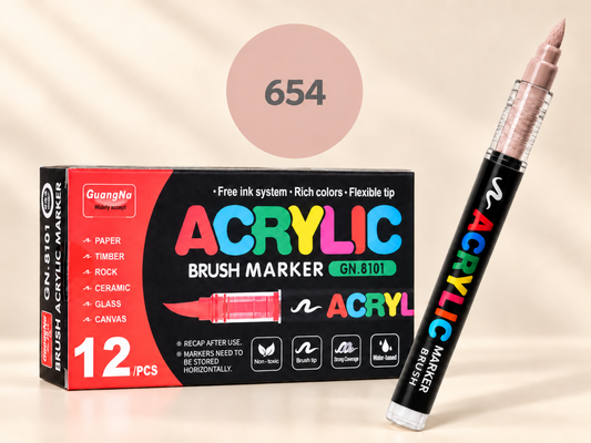 GUANGNA BRUSH 654- BOITE DE 12