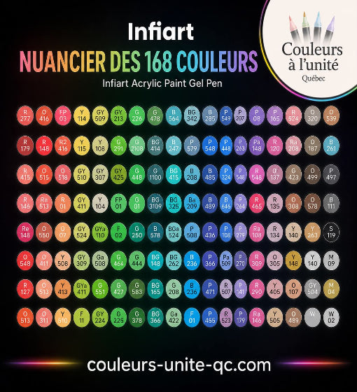 INFIART GEL PEN 168 - COMMANDE EXPRESS