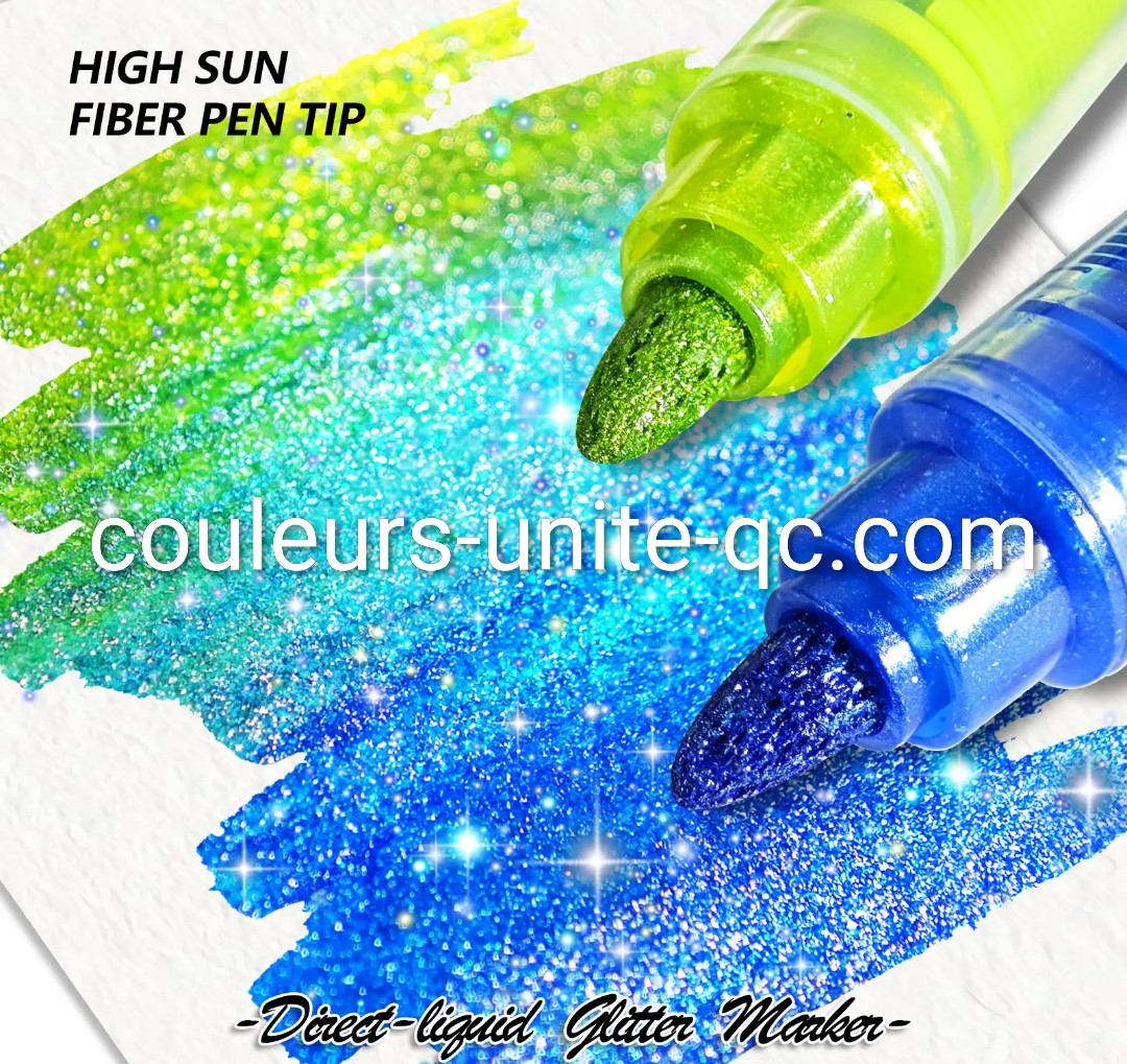 PRÉ-COMMANDE - GUANGNA - FEUTRES À PAILLETTES