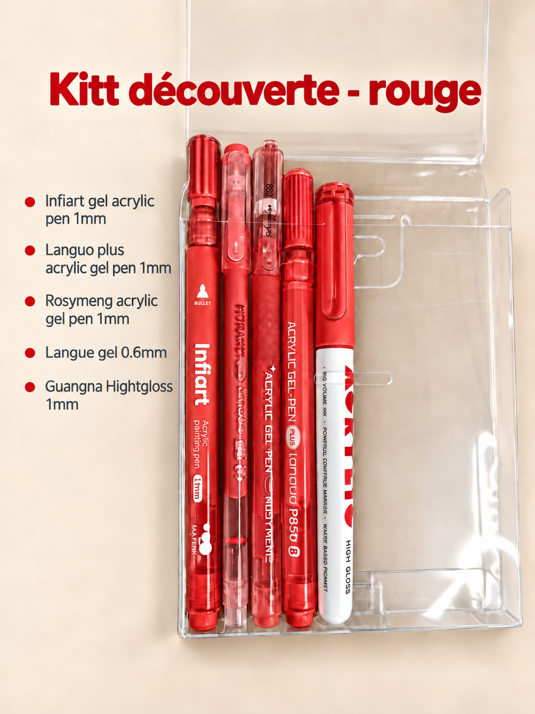 PACK DÉCOUVERTE - ROUGE