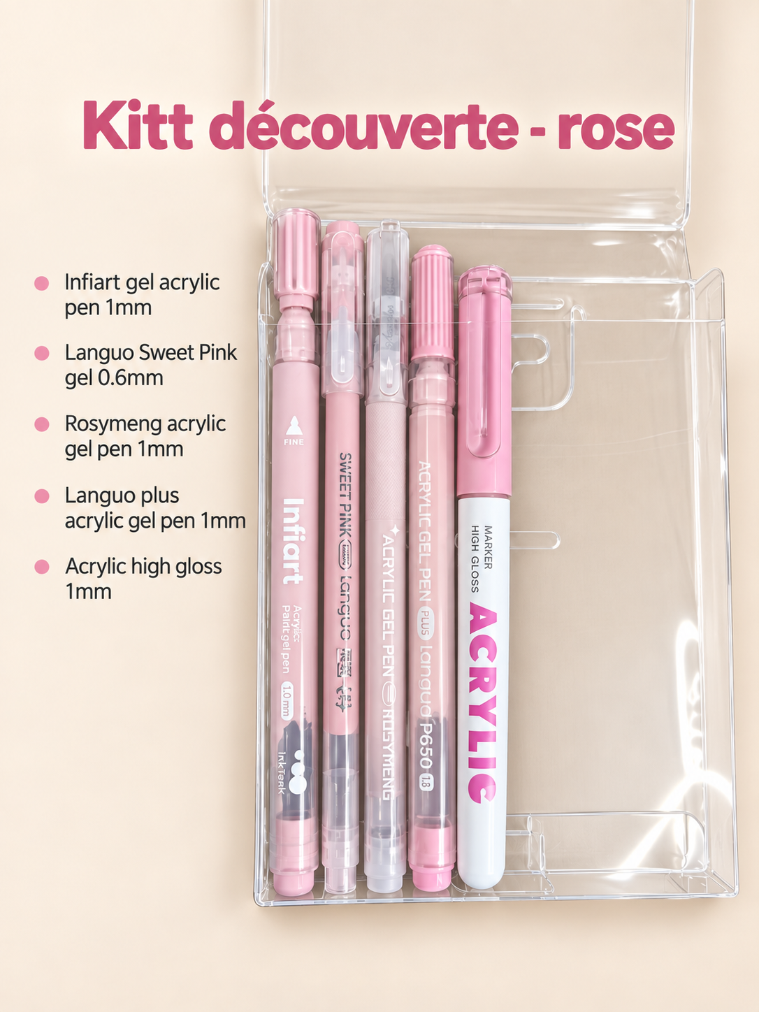 PACK DÉCOUVERTE - ROSE